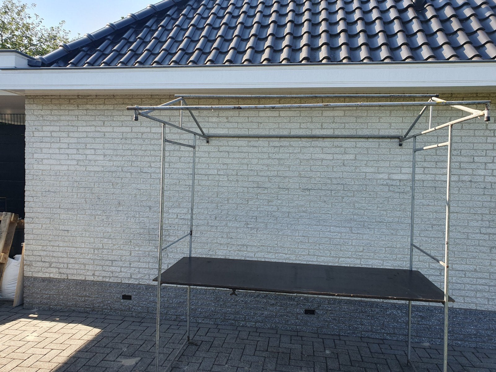 marktkraam, Ophalen