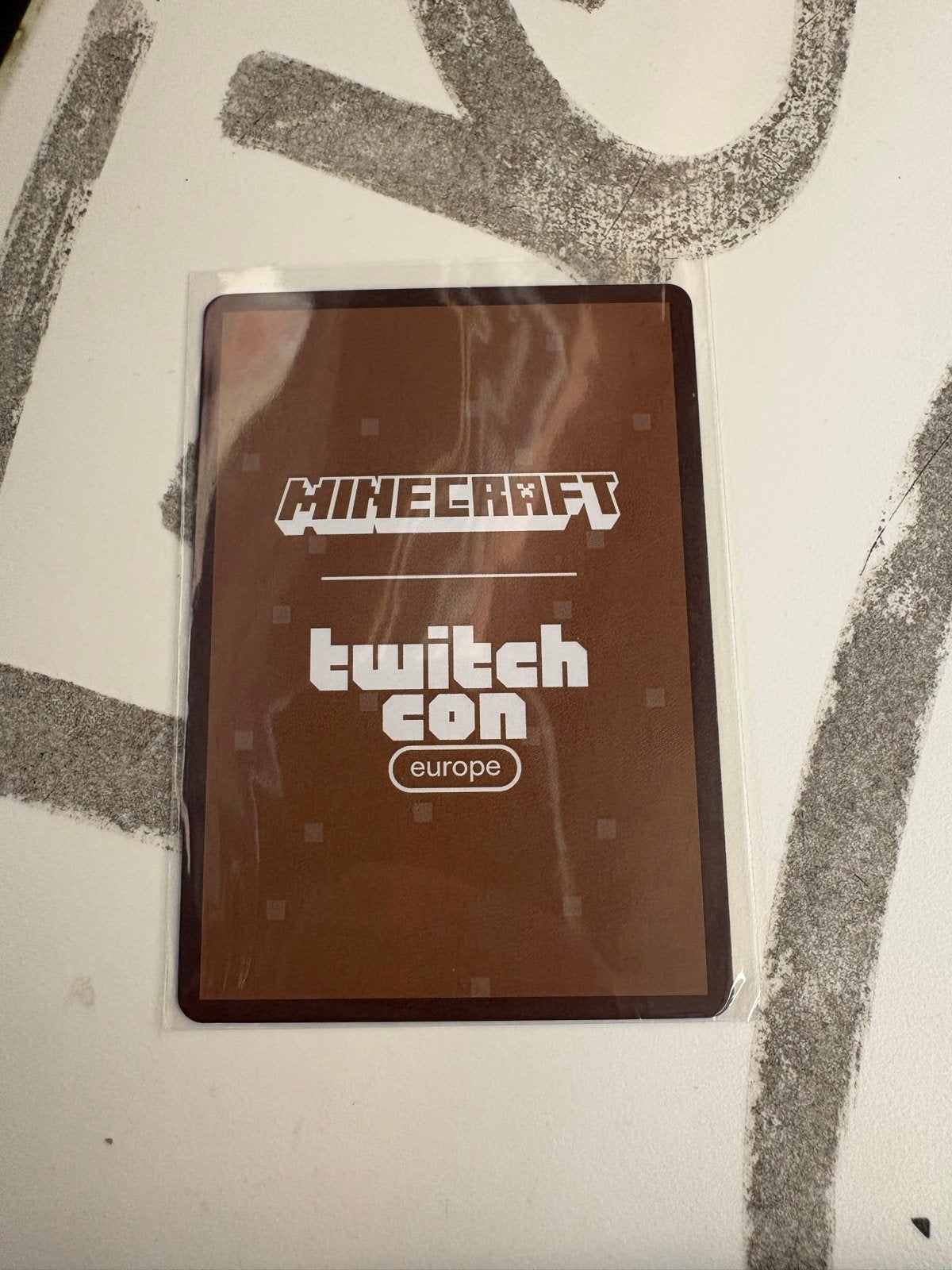 Minecraft TwitchCon Crafter Cape Code - Origineel!, Ophalen of Verzenden, Nieuw