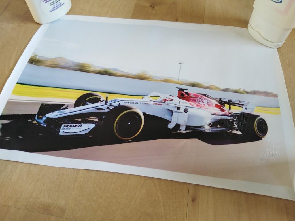 Formule 1 canvas poster, Minder dan 50 cm, Nieuw, Ophalen of Verzenden, Foto of Poster