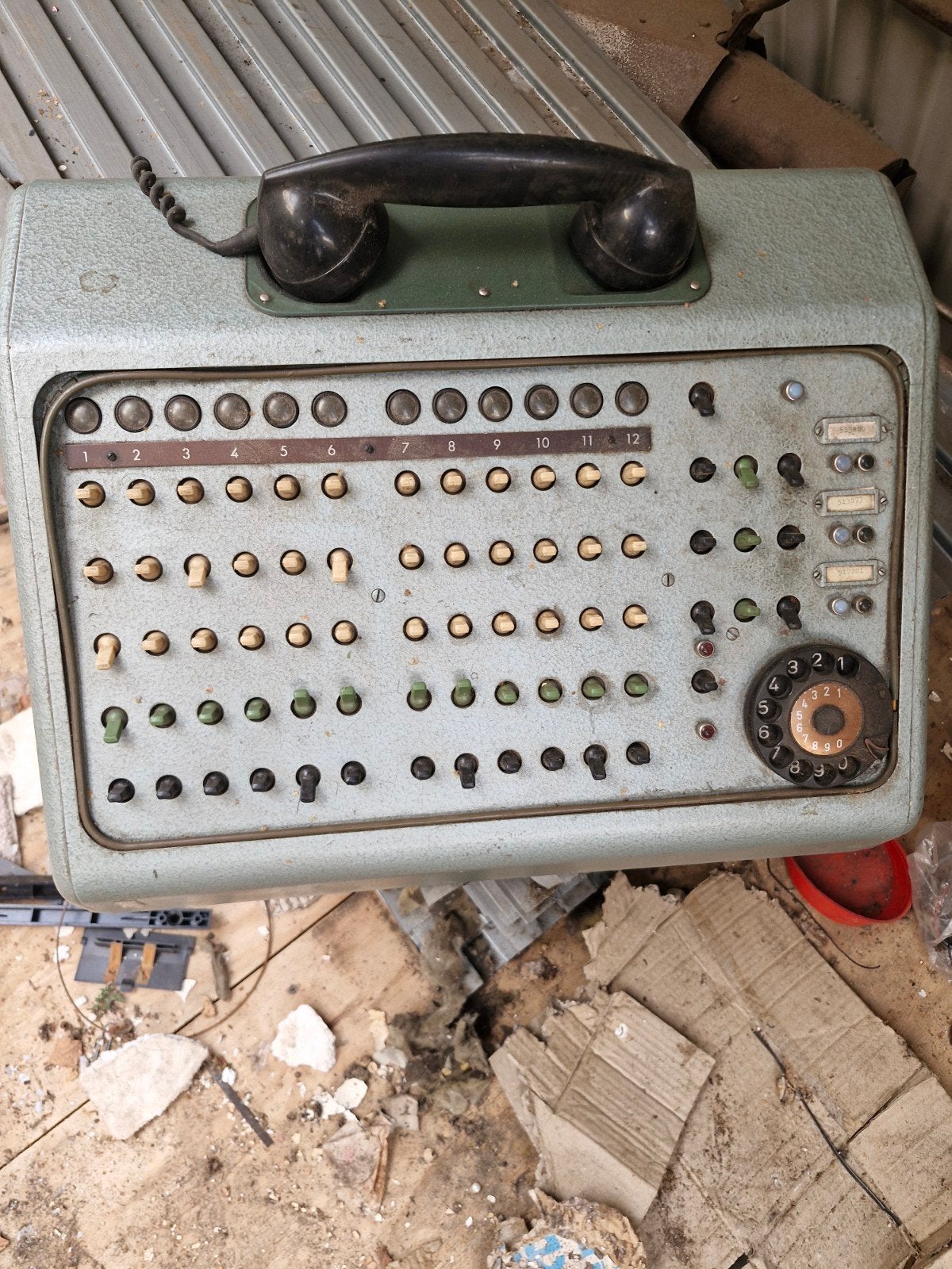 Vintage PTT Telefooncentrale - Analoog, Ophalen, Gebruikt, Analoge centrale