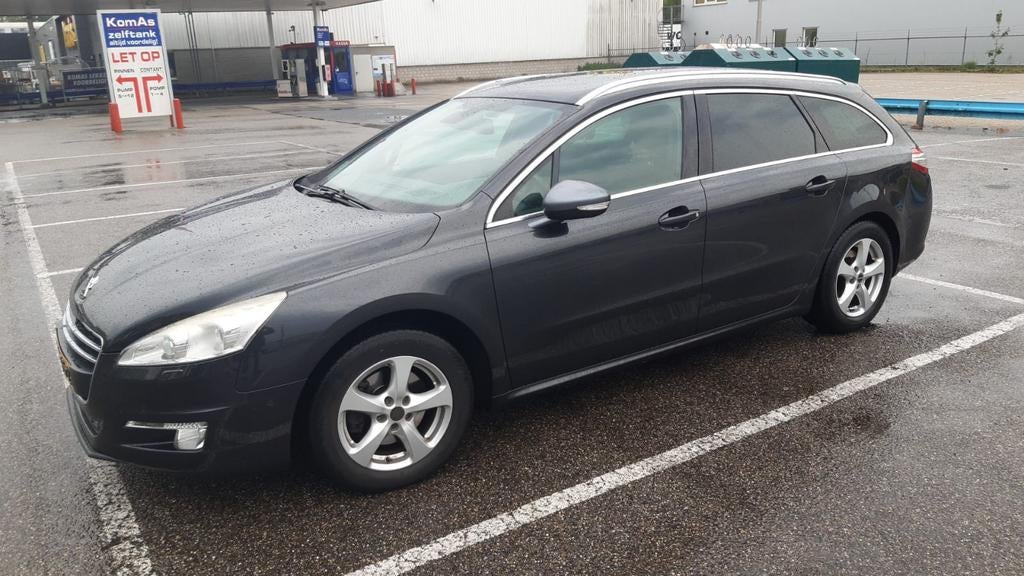 Peugeot 508 1.6 THP SW 2011 Grijs, Auto's, Voorwielaandrijving, 745 kg, 1800 kg, Zwart