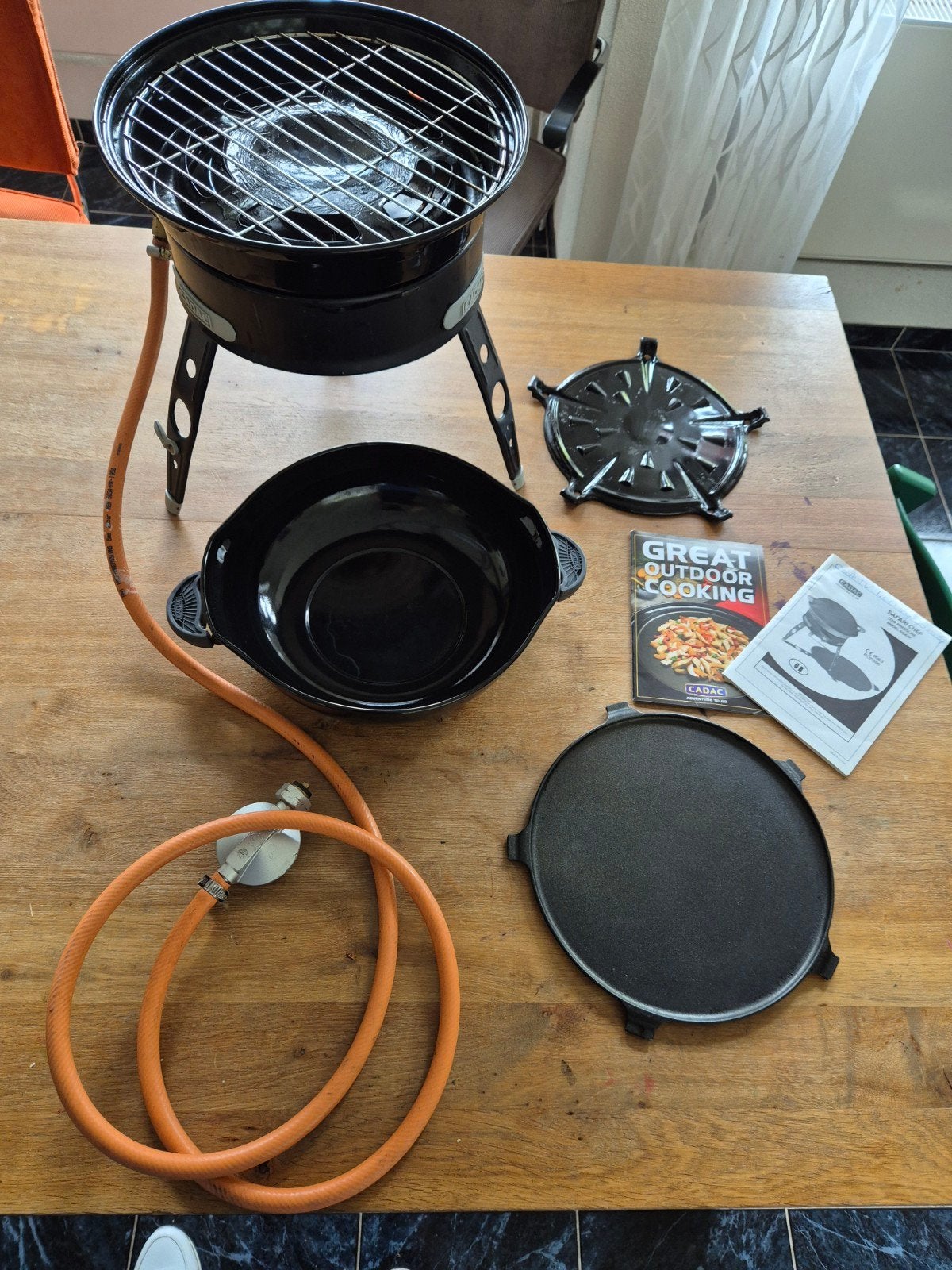 Cadac Safari Chef 2 - Compacte Gasbarbecue/Skottelbraai, Ophalen of Verzenden, Gebruikt, Cadac