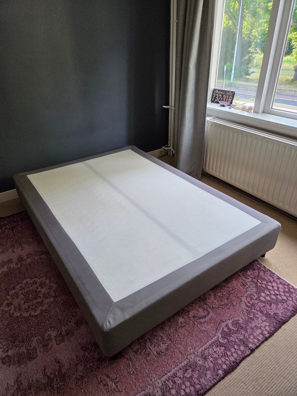 Bed Espevar met lattenbodem en binnenvering 140×200cm, Ophalen, Tweepersoons, 140 cm, Zo goed als nieuw