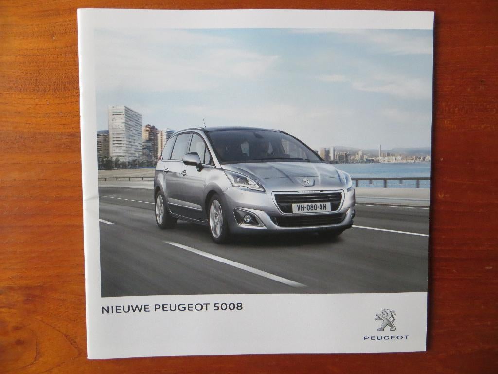 Peugeot 5008 (nov. 2013) met bijlage prijzen & specificaties, Ophalen of Verzenden, Nieuw, Peugeot