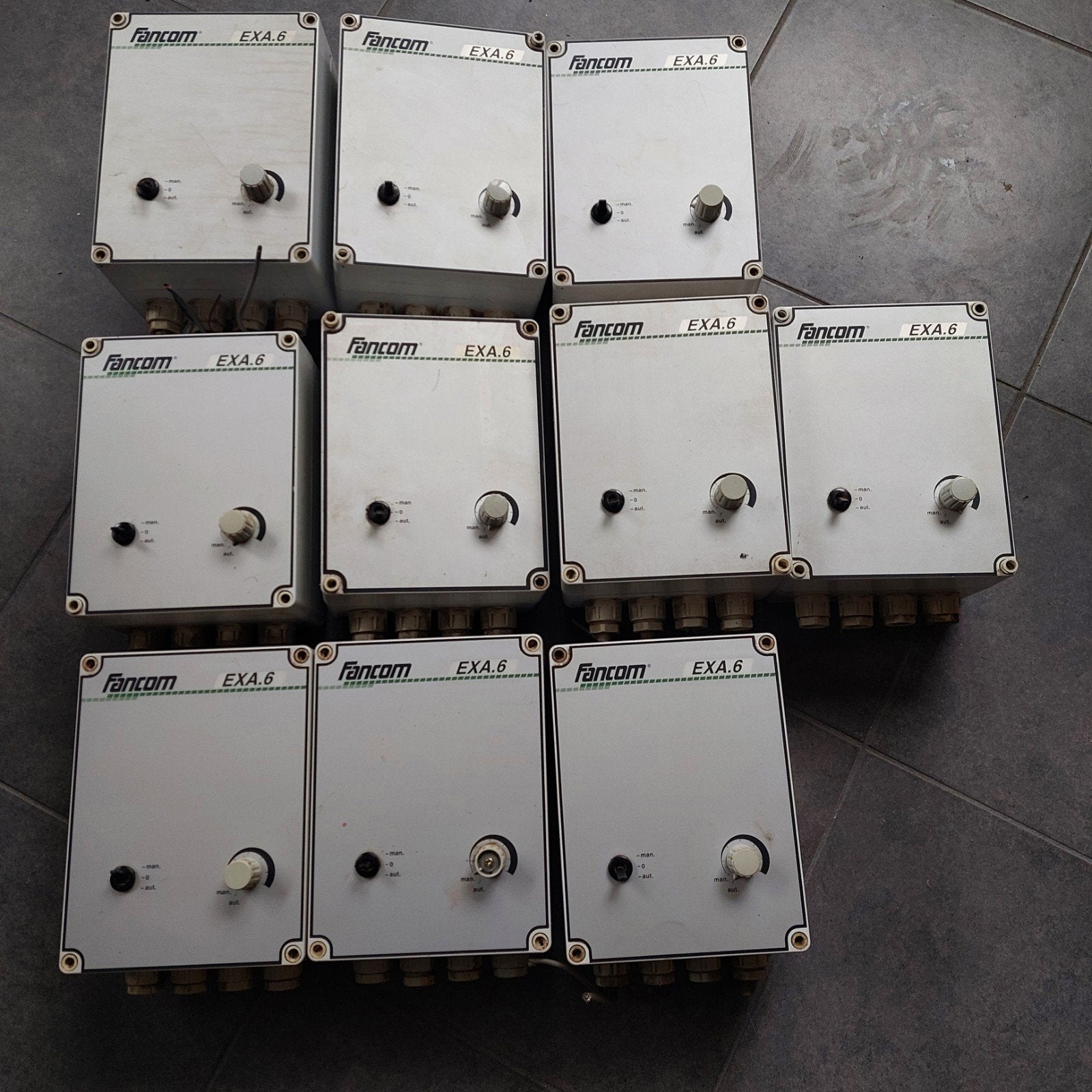 10 x Fancom EXA.6 kast