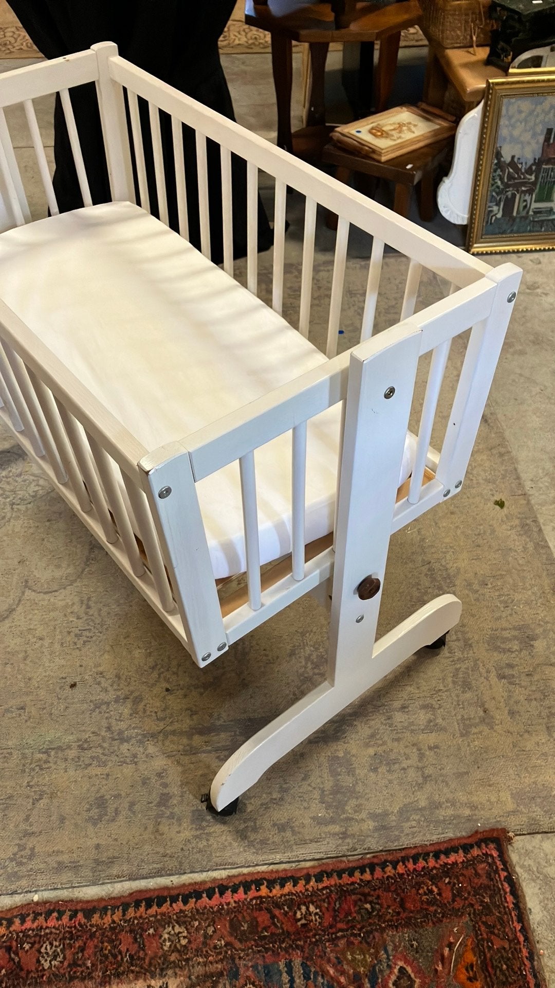 Wieg schommelwieg Co Sleeper, Kinderen en Baby's, Ophalen, Zo goed als nieuw, Wieg