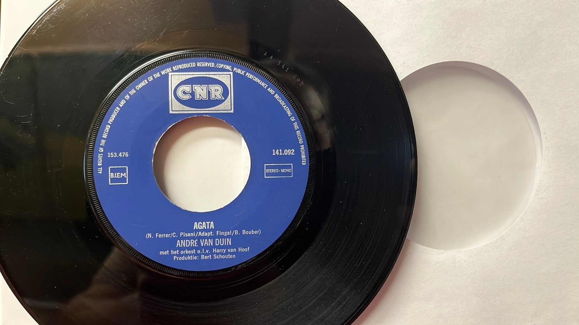 Andre van Duin Agata, Ophalen of Verzenden, Gebruikt, 7 inch, Nederlandstalig