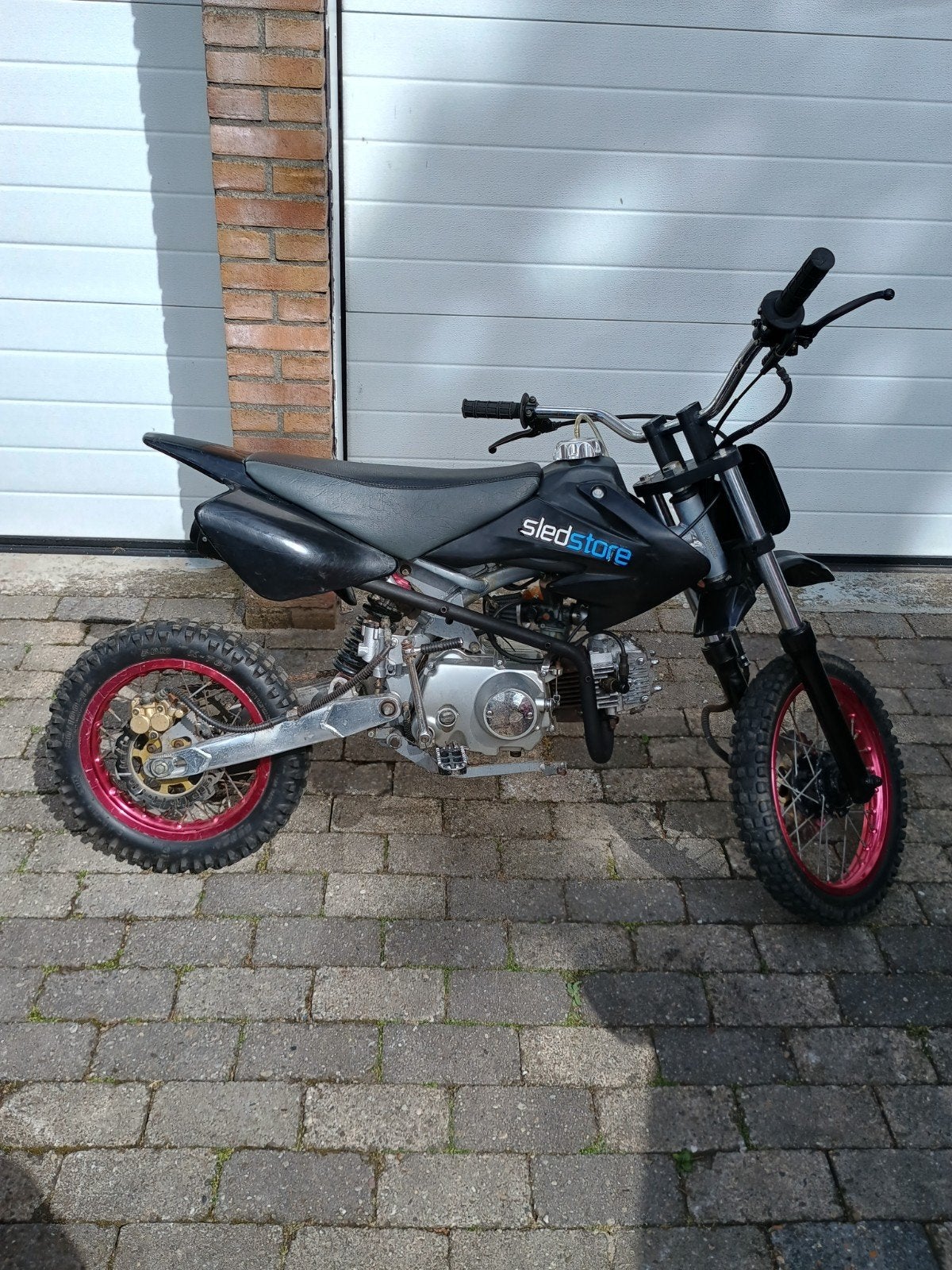 Pitbike  crosser crossmotor, Ophalen, Pitbike, Schijfrem, Gebruikt