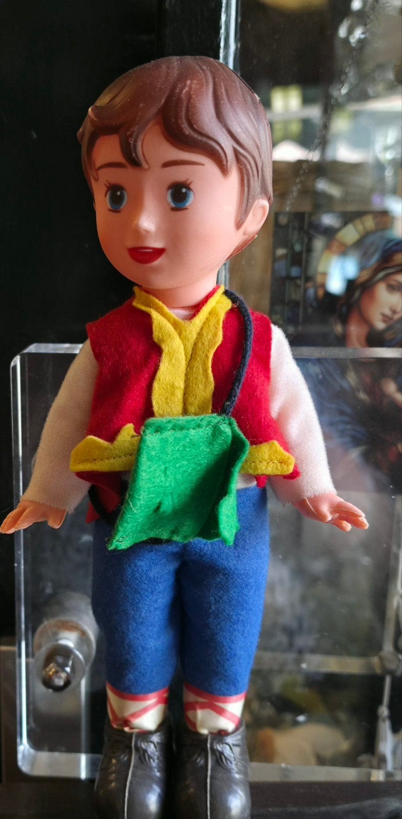 Vintage Heidi Peter pop - Jaren '70 speelgoed, Verzamelen, Poppen, Ophalen of Verzenden, Gebruikt, Pop