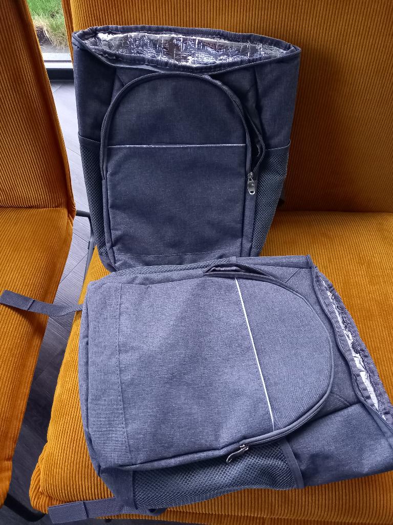 Koeltas rugzak 2 stuks, Caravans en Kamperen, Koelboxen, Ophalen of Verzenden, Nieuw, Koeltas, Koelelement
