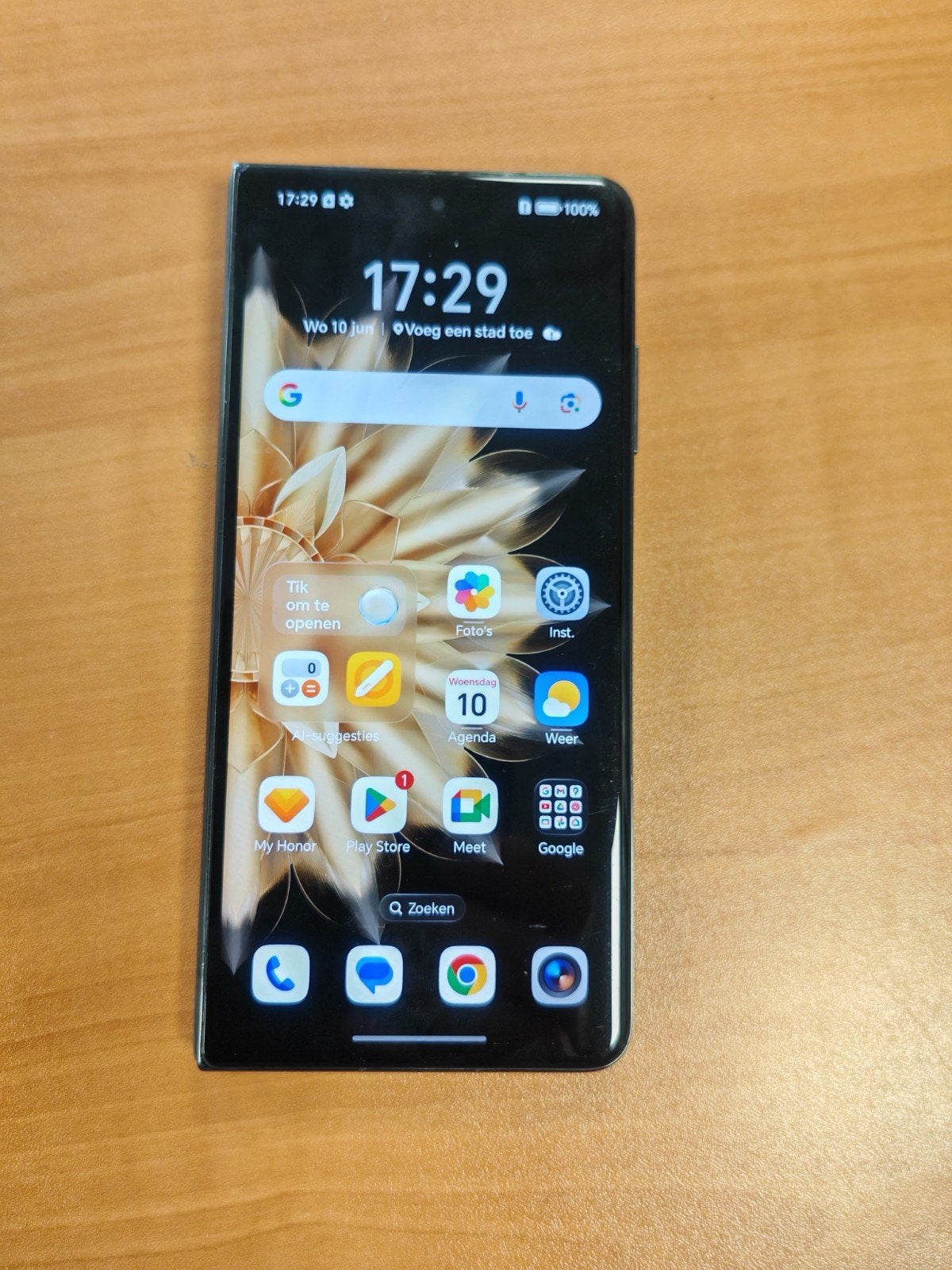 Honor magic V2 hi spec telefoon 6.4 Inch 16GB ram 512GB 50MP, Gebruikt, Inklapmodel, Ophalen of Verzenden, Zonder abonnement
