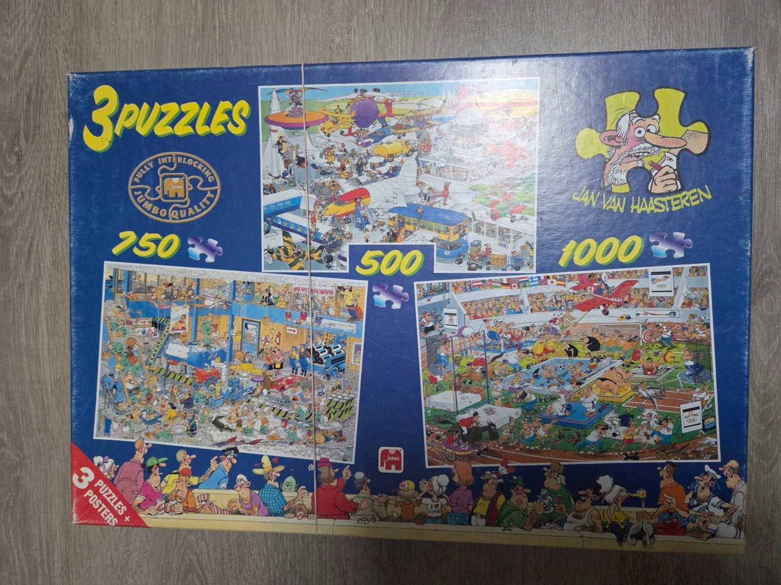 Jan van haasteren puzzel, Hobby en Vrije tijd, Denksport en Puzzels, Ophalen of Verzenden, 500 t/m 1500 stukjes, Zo goed als nieuw