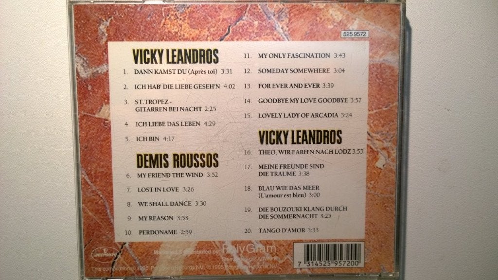 Vicky Leandros & Demis Roussos - Back To Back, Ophalen of Verzenden, Zo goed als nieuw, Pop, Album