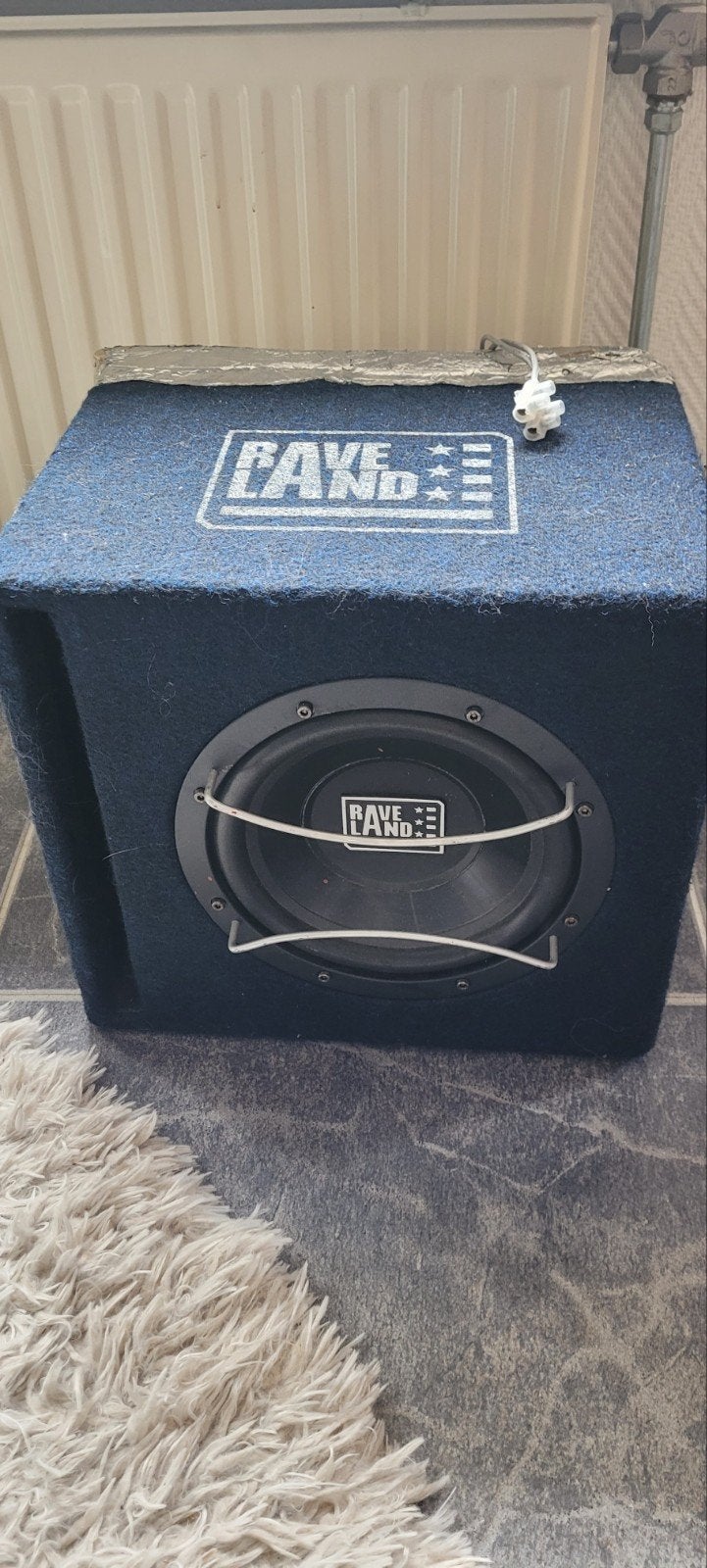 Raveland Subwoofer voor in auto - Max 500 Watt, Gebruikt, Inclusief kabels, Subwoofer, Ophalen