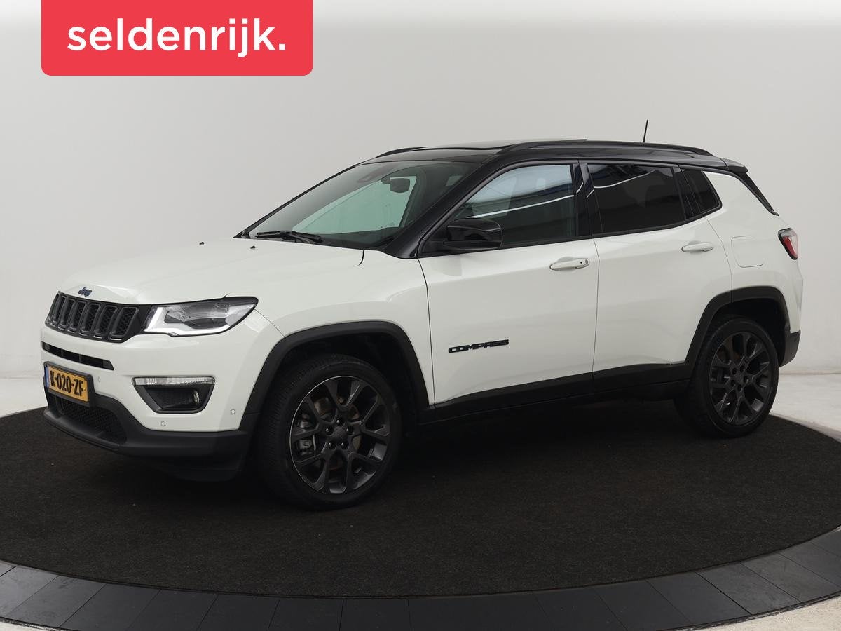 Jeep Compass 4xe 240 Plug-in Hybrid Electric S | Panoramadak, Auto's, Jeep, Automaat, Euro 6, 4 cilinders, Wit