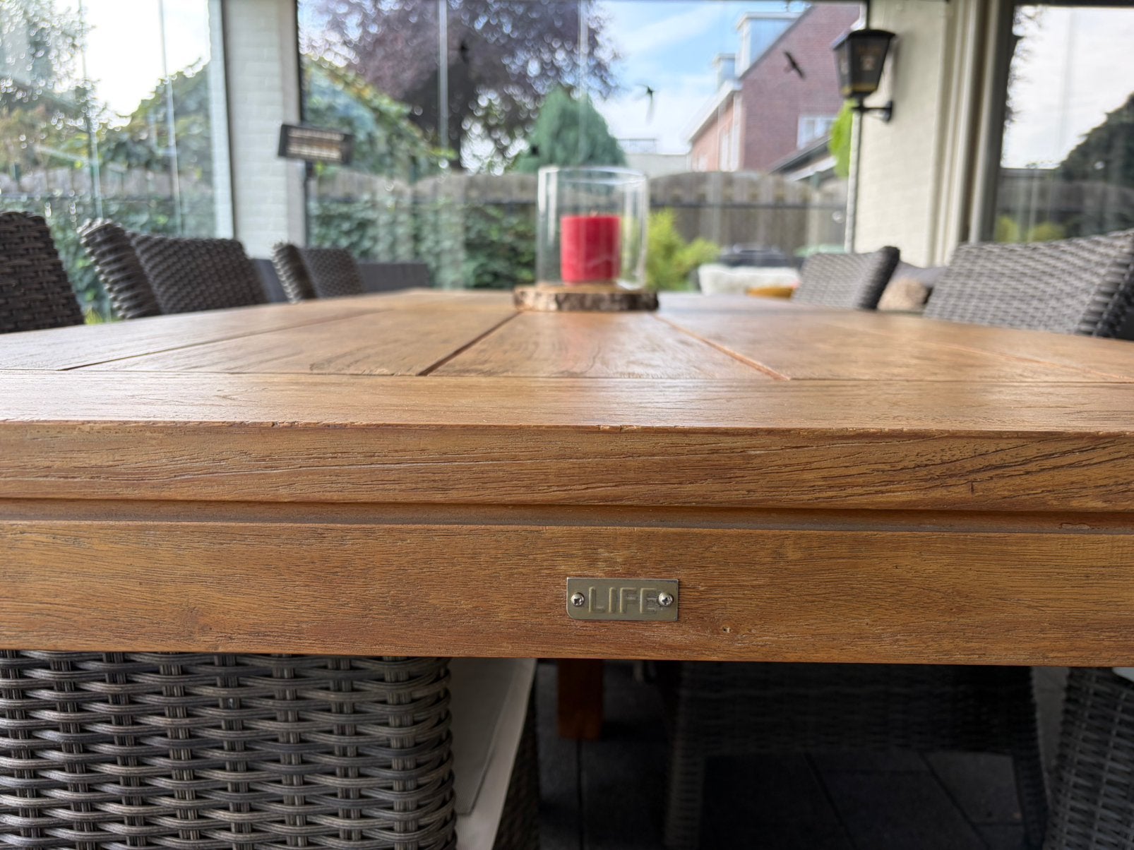 Complete tuinset, Tuin en Terras, Ophalen, Gebruikt, Hardhout, 8 zitplaatsen