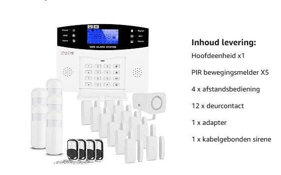 D1D9 Security Alarm System., Draadloos, Nieuw, Ophalen of Verzenden, Compleet systeem