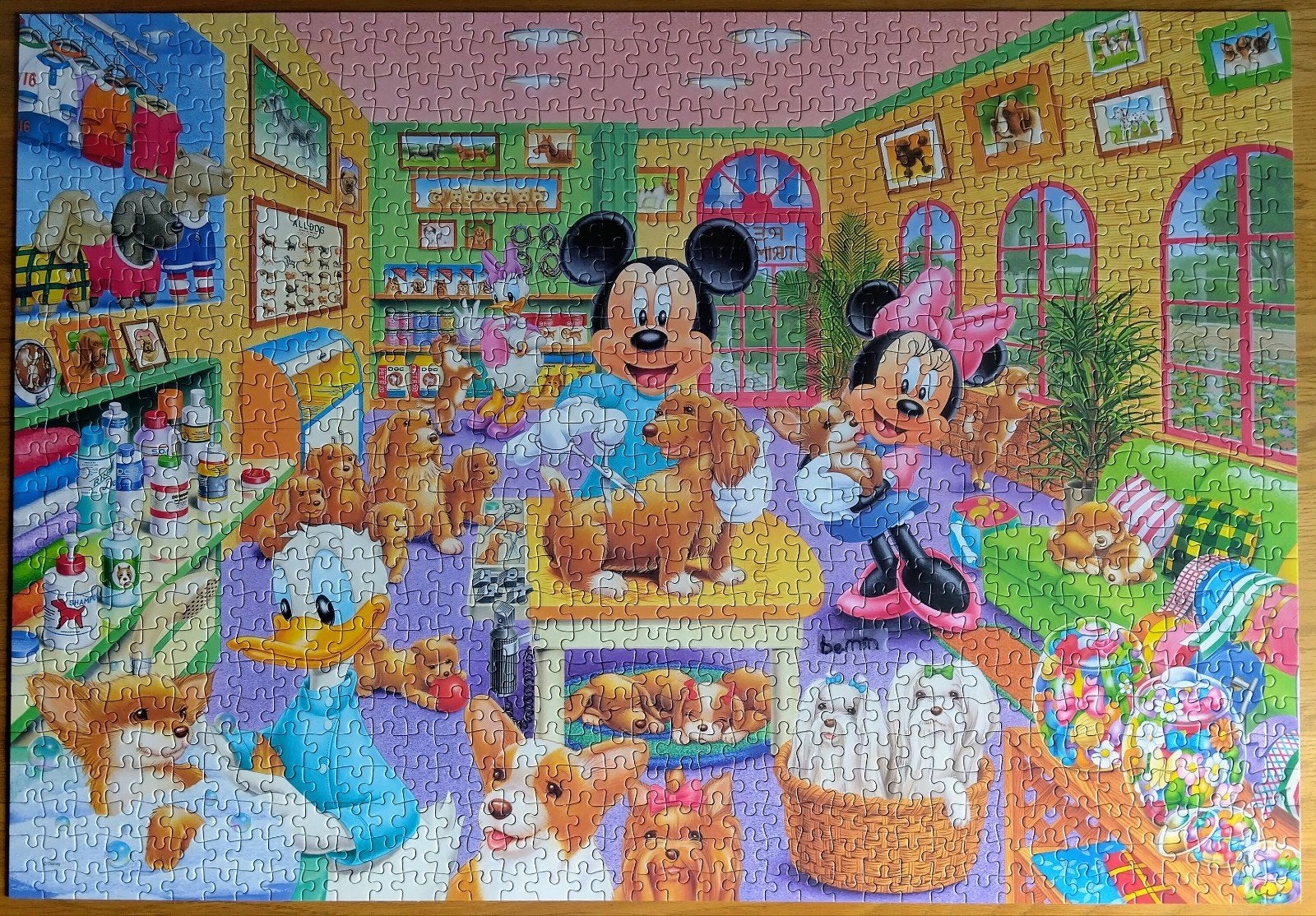 Disney puzzel Tenyo, Ophalen, 500 t/m 1500 stukjes, Zo goed als nieuw, Legpuzzel