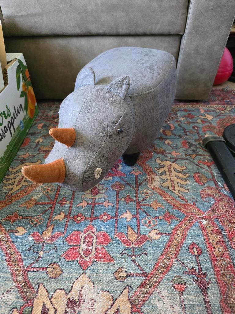 Dieren poef, Ophalen, Rond, Minder dan 50 cm, Minder dan 50 cm