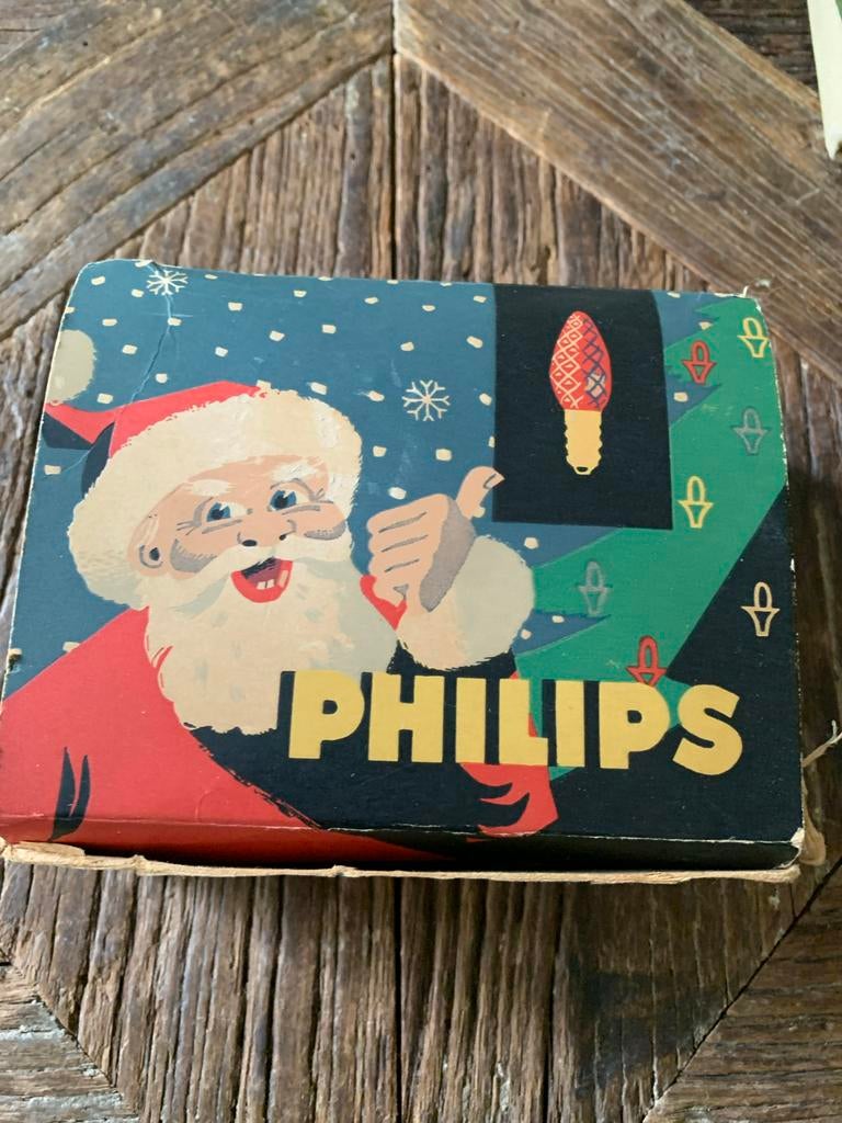 Lampendoosje kerst philips, Diversen, Kerst, Gebruikt, T, Ophalen of Verzenden, N
