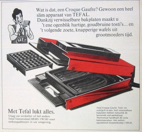 13 vintage advertenties reclames Tefal 75-81 pannen friteuse, Ophalen of Verzenden, Gebruikt, Overige typen