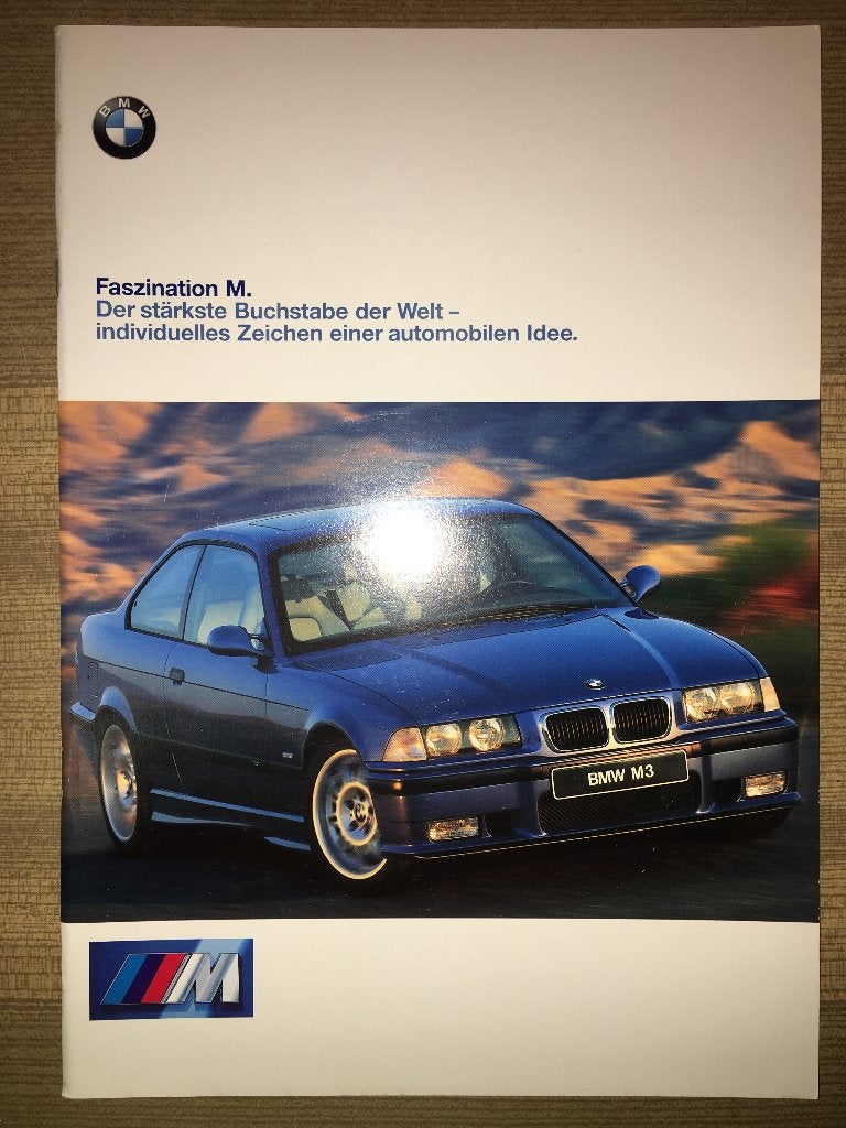 BMW M3 Coupé Cabrio Z3 M Roadster brochure folder 1997 1998, Ophalen of Verzenden, Zo goed als nieuw, BMW