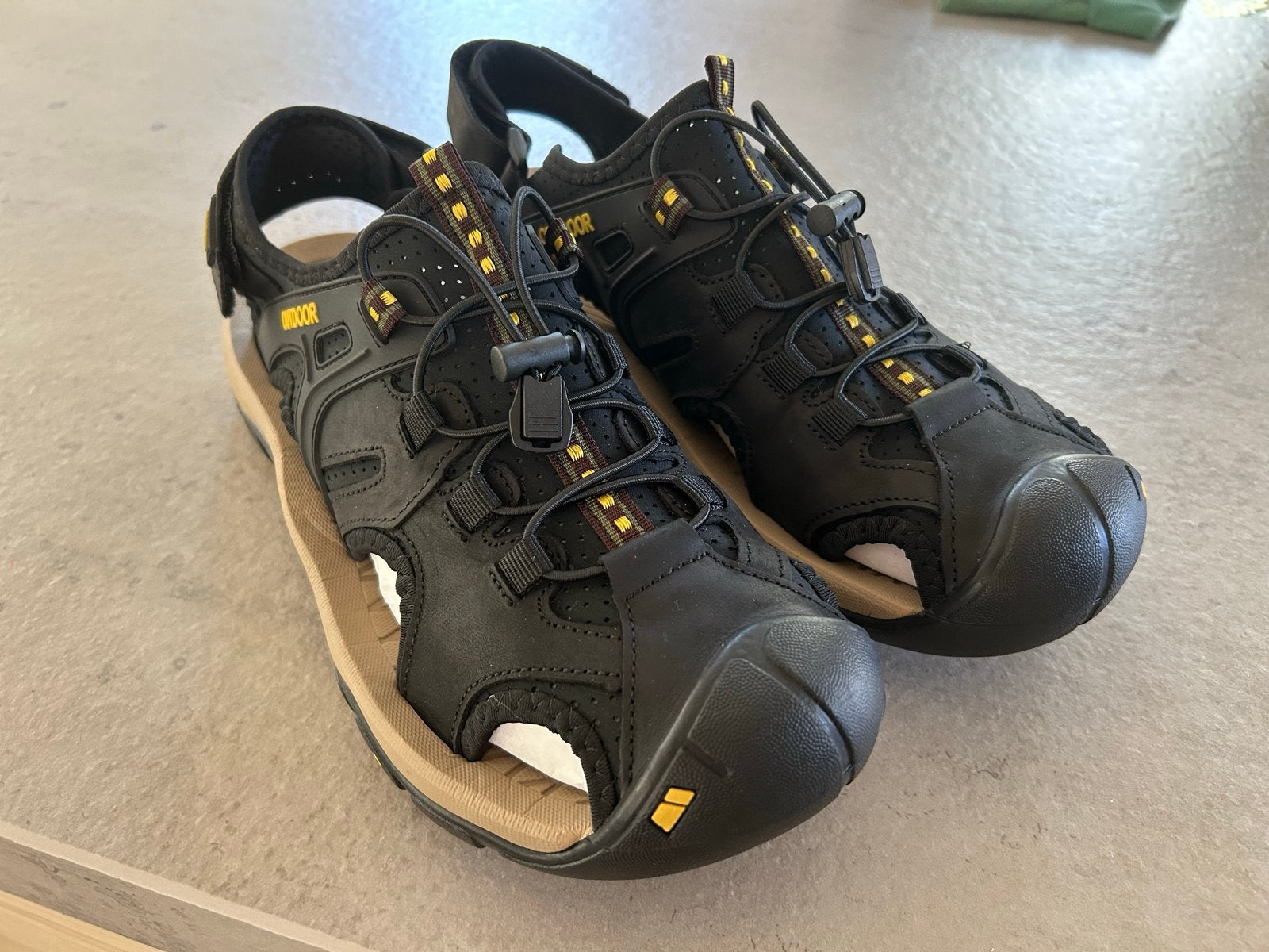Outdoor sandalen - Zwart - Maat 43, Ophalen, Nieuw, Zwart, Sandalen