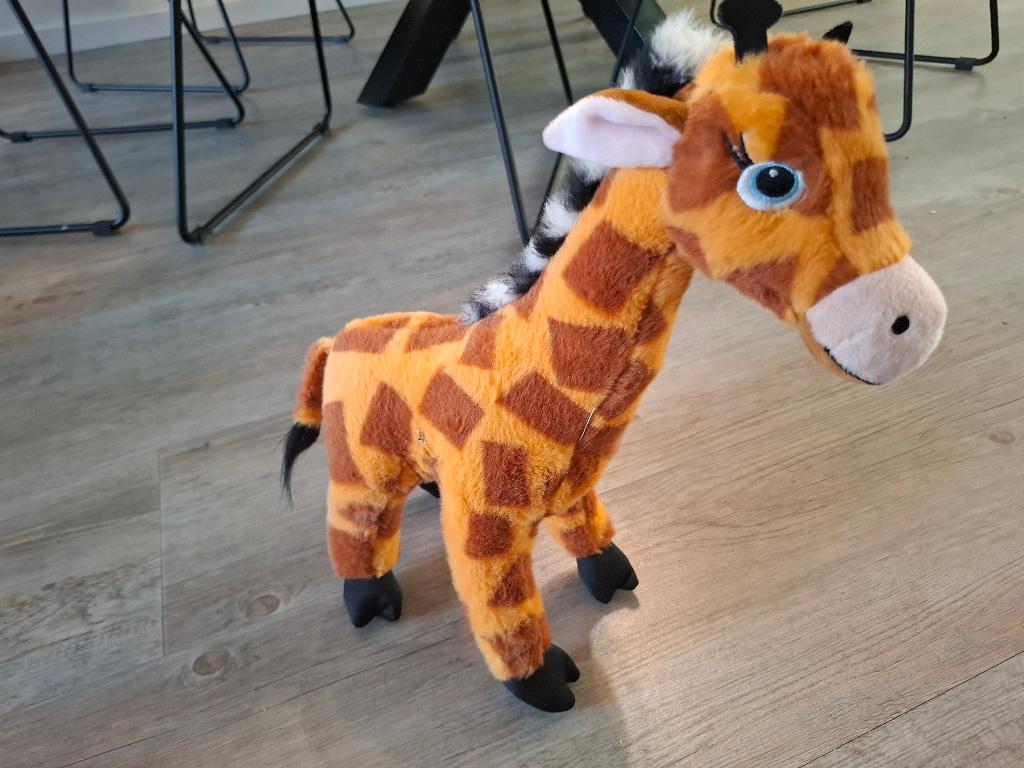 Knuffel - Giraffe 1, Kinderen en Baby's, Speelgoed | Knuffels en Pluche, Ophalen of Verzenden, Gebruikt, Giraf