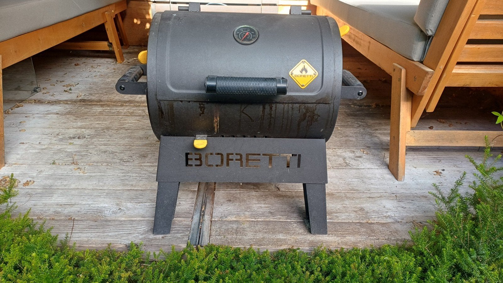 Boretti Barbecue - Compacte Houtskool BBQ, Tuin en Terras, Ophalen, Gebruikt, Boretti