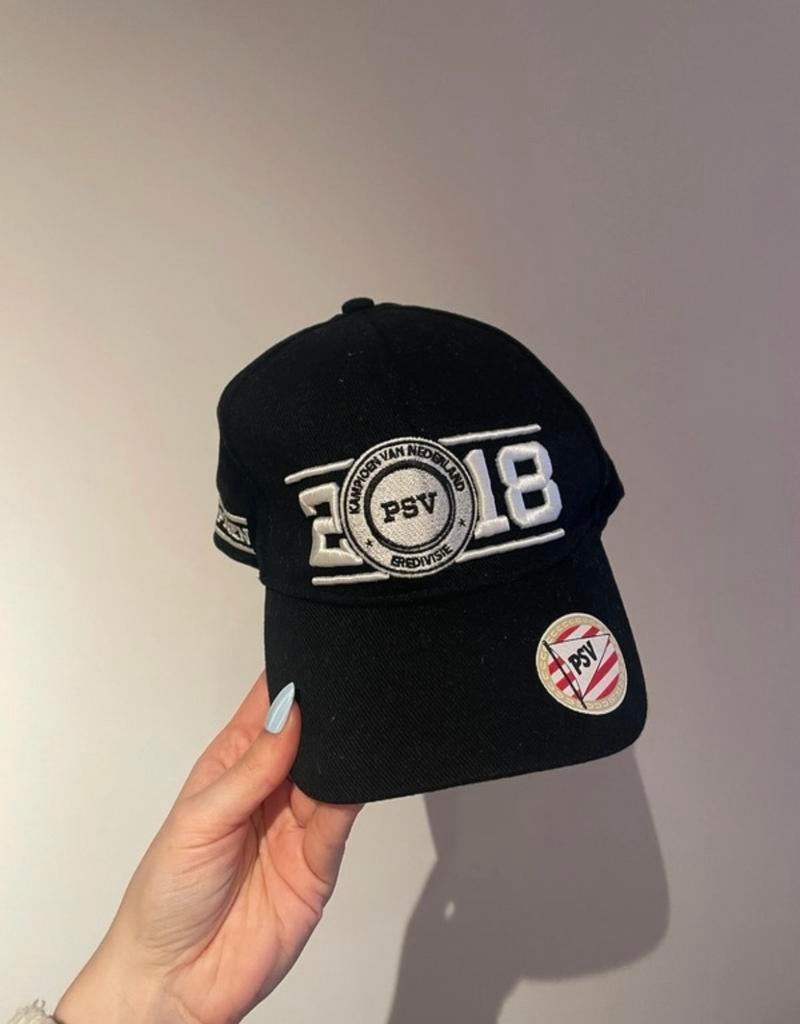 PSV Kampioenschap 2018 Pet - Zwart, One Size Fits All, Ophalen of Verzenden, Gedragen, One size fits all, Pet
