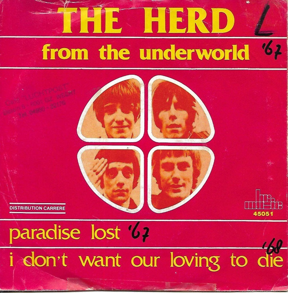 The Herd - From the underworld, Gebruikt, 7 inch, Single, Pop