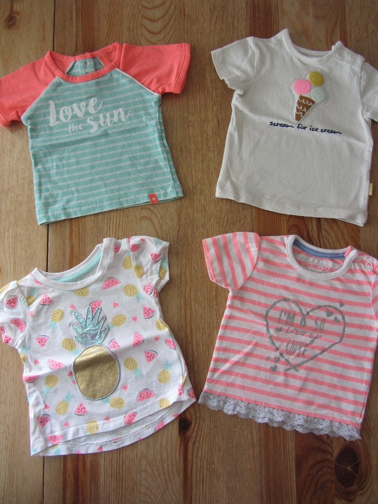 T-shirtjes maat 50, Ophalen of Verzenden, Gebruikt, Meisje, Shirtje of Longsleeve