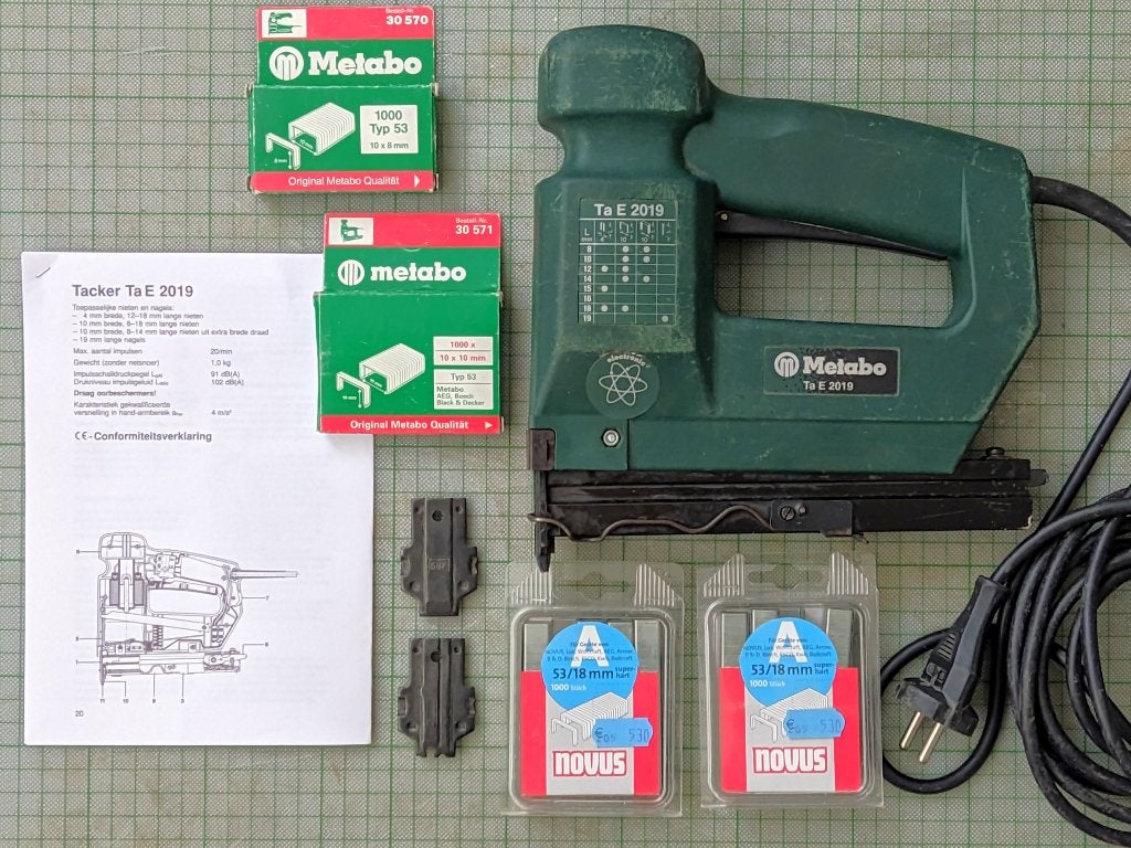 Metabo Tacker Ta E 2019, Ophalen of Verzenden, Gebruikt, Tacker/nietmachine, Overige merken