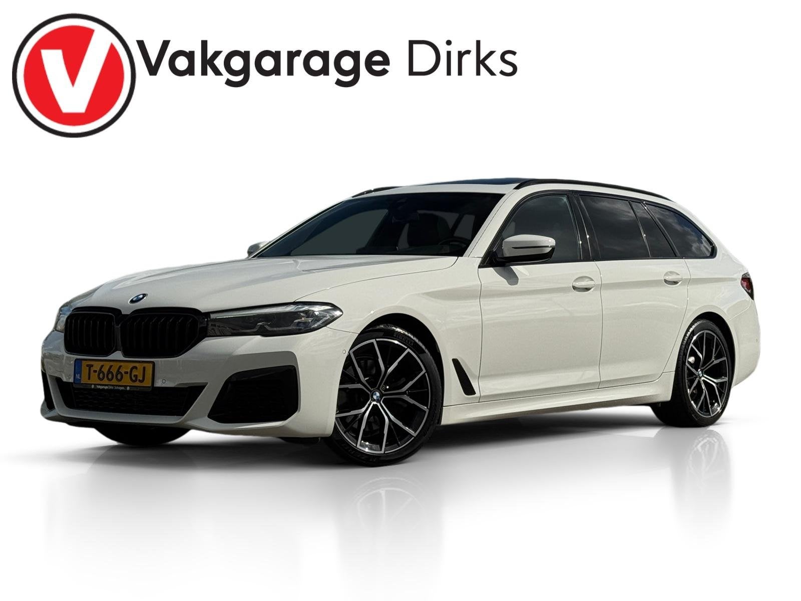 BMW 5-serie Touring 520i M-sport  Pano  Comf. stoelen, Auto's, Automaat, Gebruikt, 4 cilinders, 2000 kg