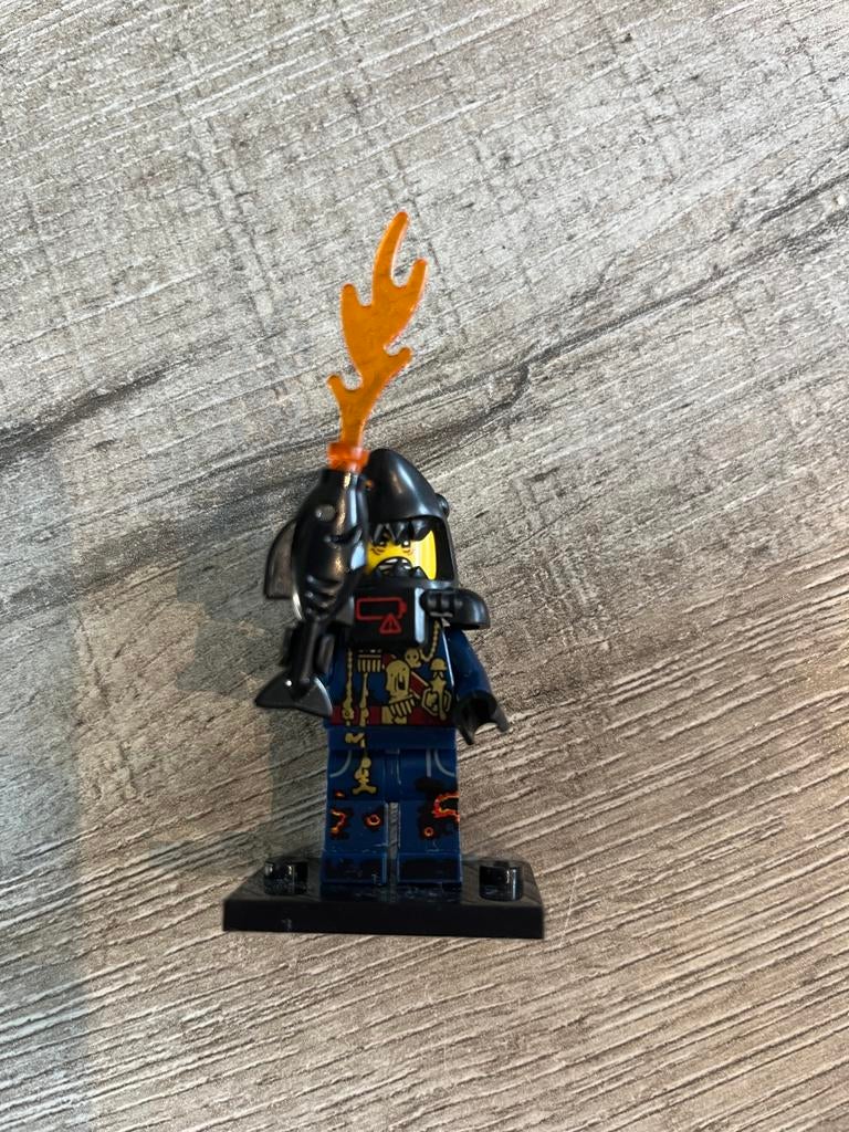 Lego minifigure coltlnm-14 ninjago shark army great white, Lego, Ophalen of Verzenden, Zo goed als nieuw, Minifiguren serie