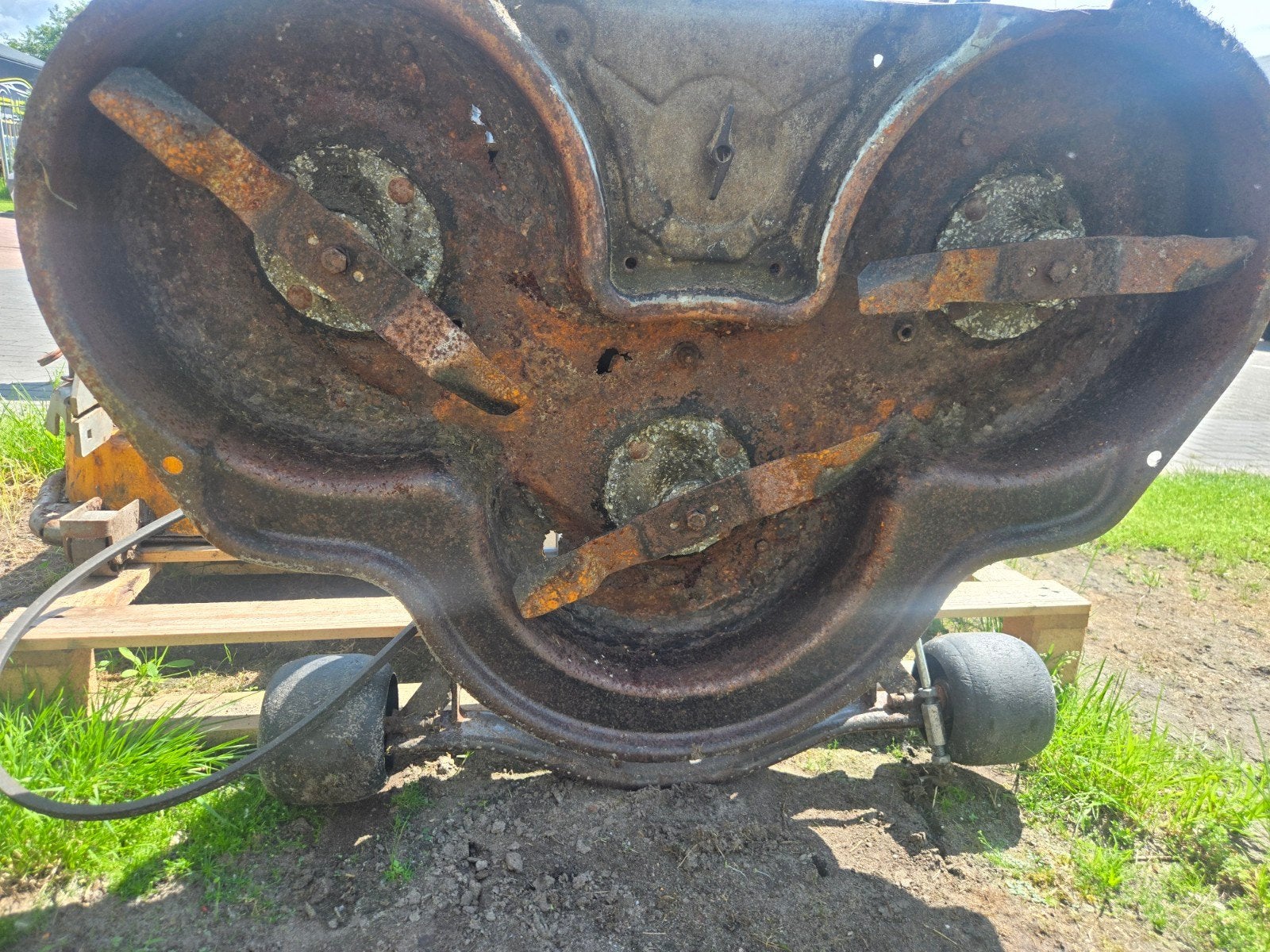 zitmaaier  maaidek husqvarna, Ophalen