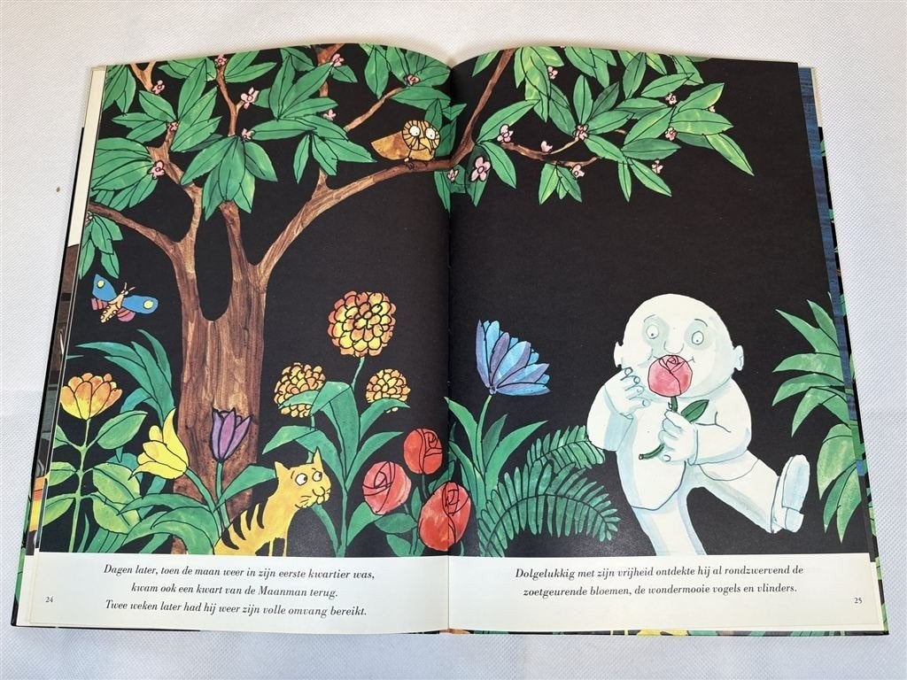 Tomi Ungerer: De Maanman [1966] — Vintage Prentenboek, Boeken, Ophalen of Verzenden, Gelezen