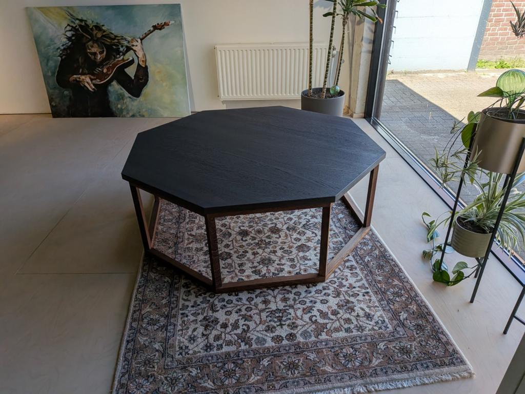 Te koop showroom model salontafel., 100 tot 150 cm, Nieuw, Minder dan 50 cm, Rechthoekig