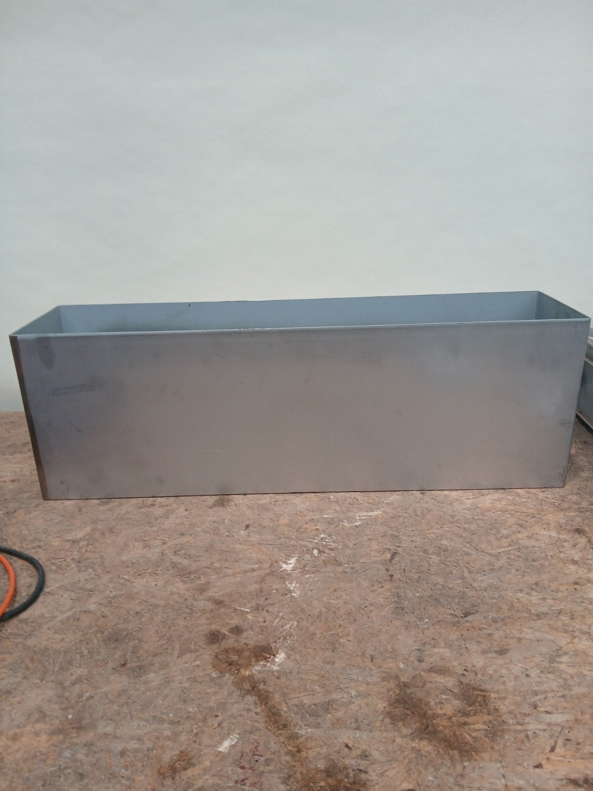 4 RVS Bloembakken - 86x20x28 cm, Ophalen, Gebruikt, Minder dan 30 cm