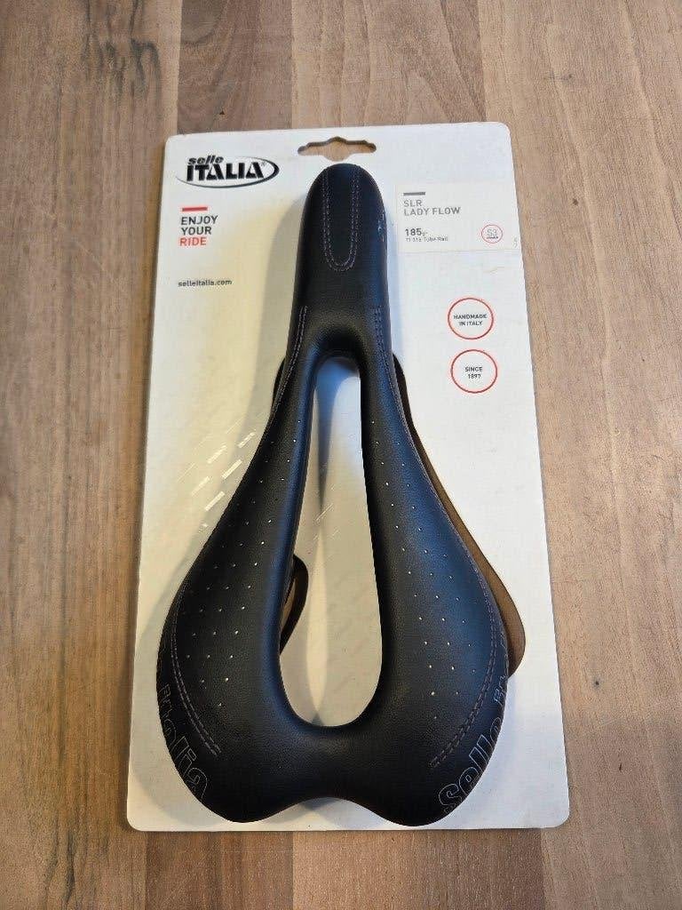 Selle Italia SLR Lady Flow Zadel - Zo goed als nieuw, Staal, Ophalen of Verzenden, Zo goed als nieuw, Selle Italia