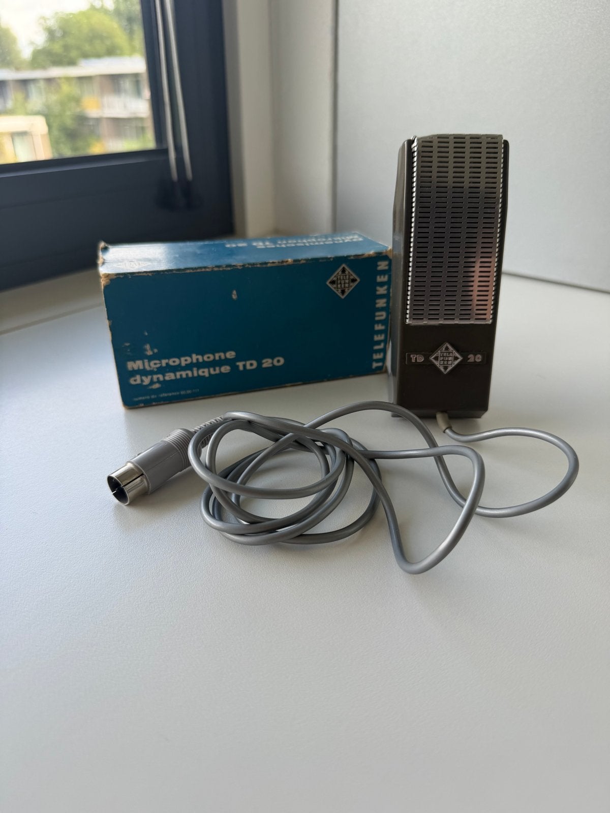 Vintage Telefunken TD 20 microfoon - Jaren 60, Muziek en Instrumenten, Microfoons, Ophalen of Verzenden, Gebruikt, Overige typen