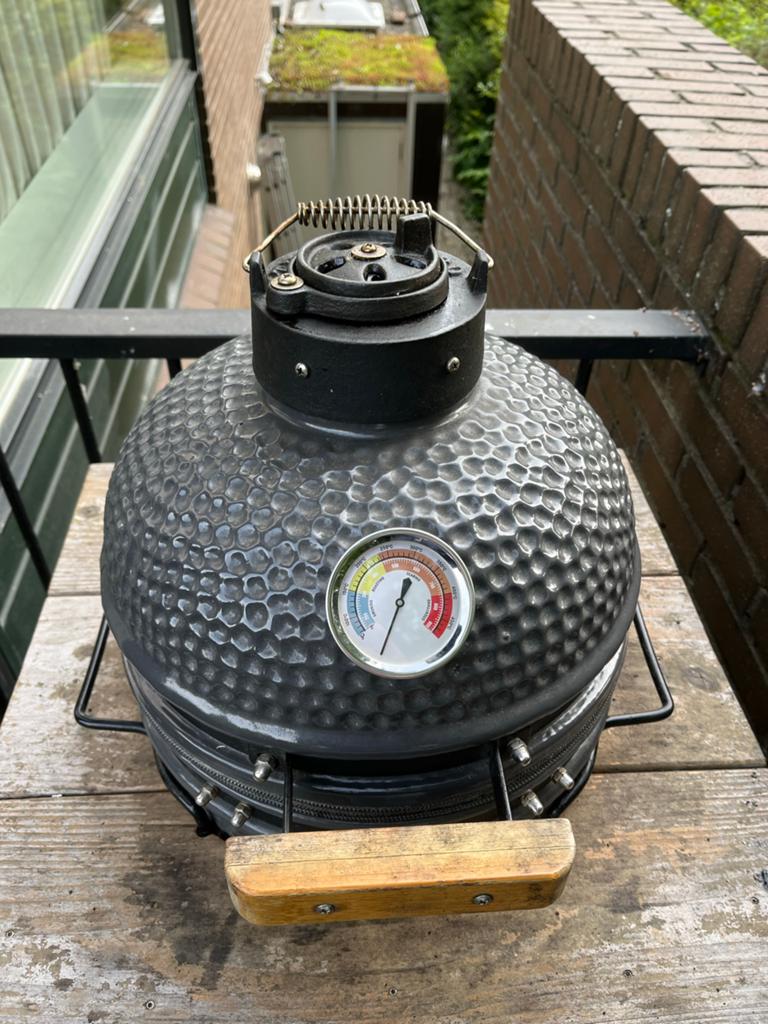 Barbacoa.PRO mini kamado 11 inch BBQ met onderstel, Tuin en Terras, Ophalen, Gebruikt