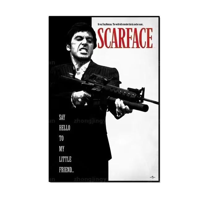 Scarface canvas poster nieuw, Verzamelen, Ophalen of Verzenden, Nieuw, A1 t/m A3, Film en Tv