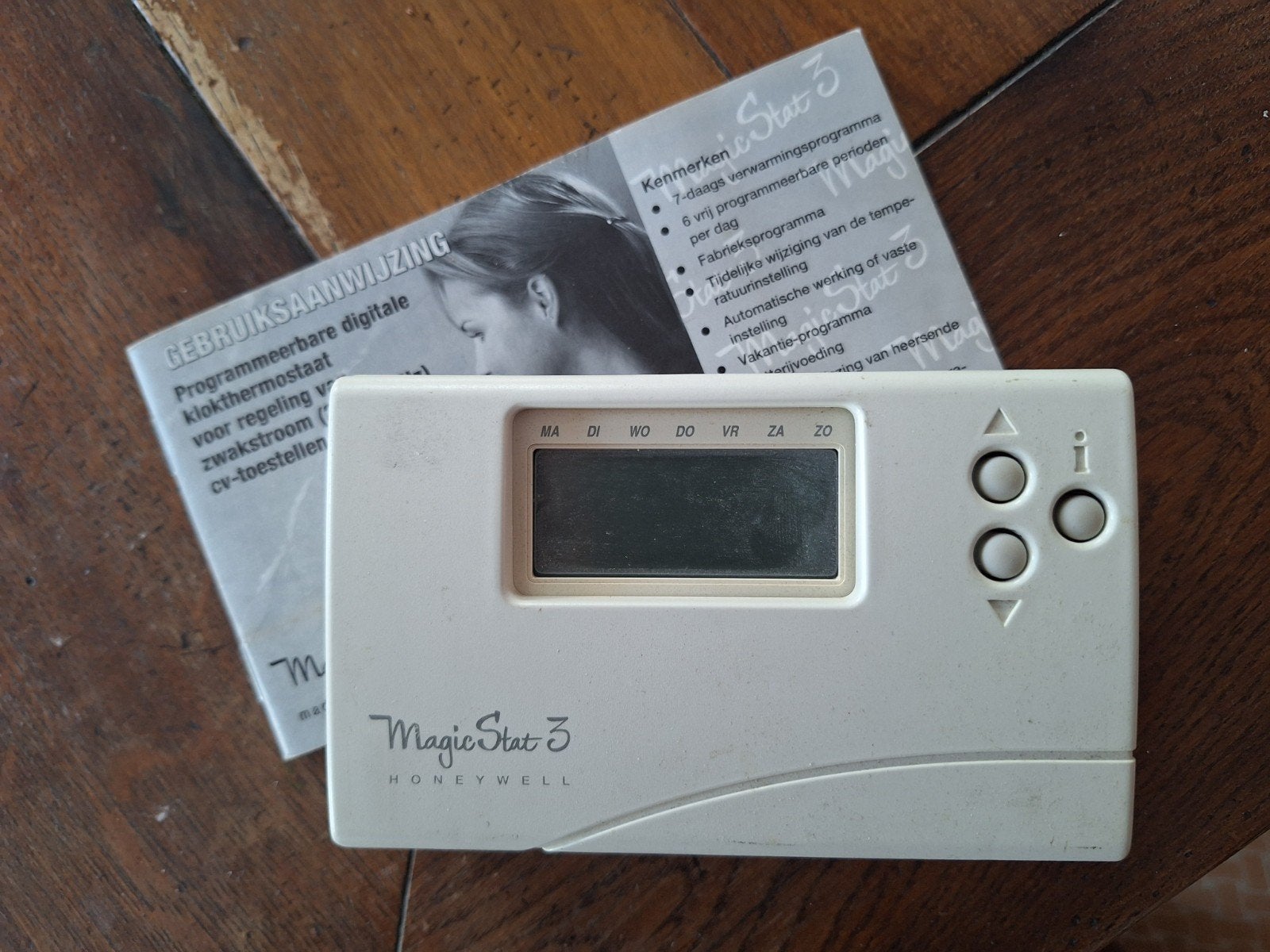 Honeywell Magicstat 3 kamerthermostaat, Ophalen of Verzenden, Minder dan 60 cm, Minder dan 200 watt, Minder dan 30 cm