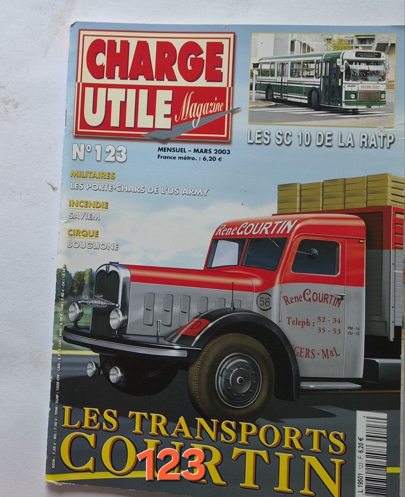 Charge Utile Magazine N123 - Maart 2003, Boeken, Ophalen of Verzenden, Gelezen, Overige typen