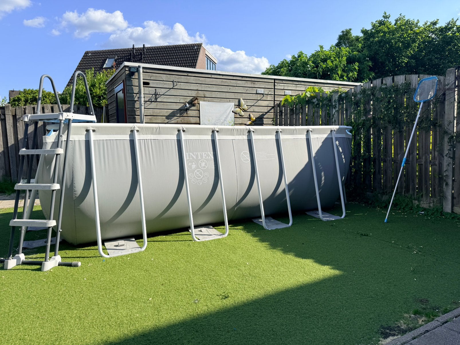 Mooi zwembad 2x4 meter 1.20 diep, Ophalen, Zo goed als nieuw, Rechthoekig, Minder dan 80 cm