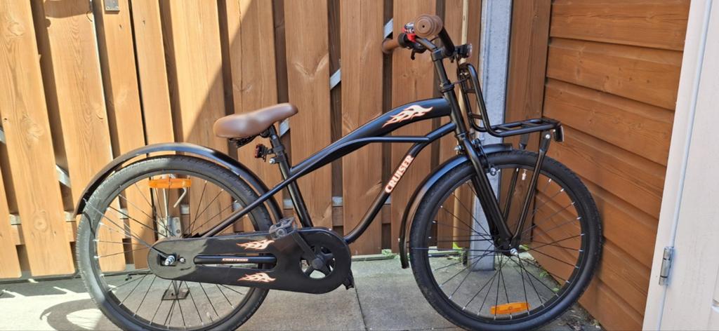 Cortego Cruiser zwarte Jongensfiets 20 inch, Ophalen, Gebruikt, 1 kind