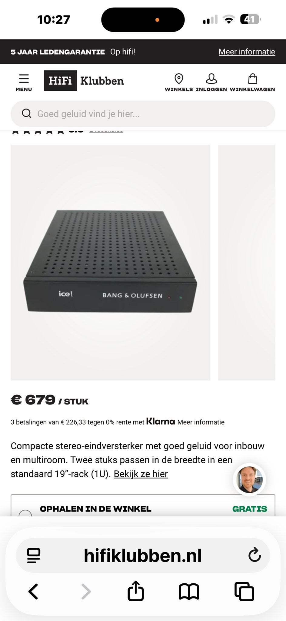 Bang & Olufsen Beoamp 2 Versterkers B&O, Audio, Tv en Foto, Versterkers en Receivers, Overige merken, Ophalen of Verzenden, Zo goed als nieuw