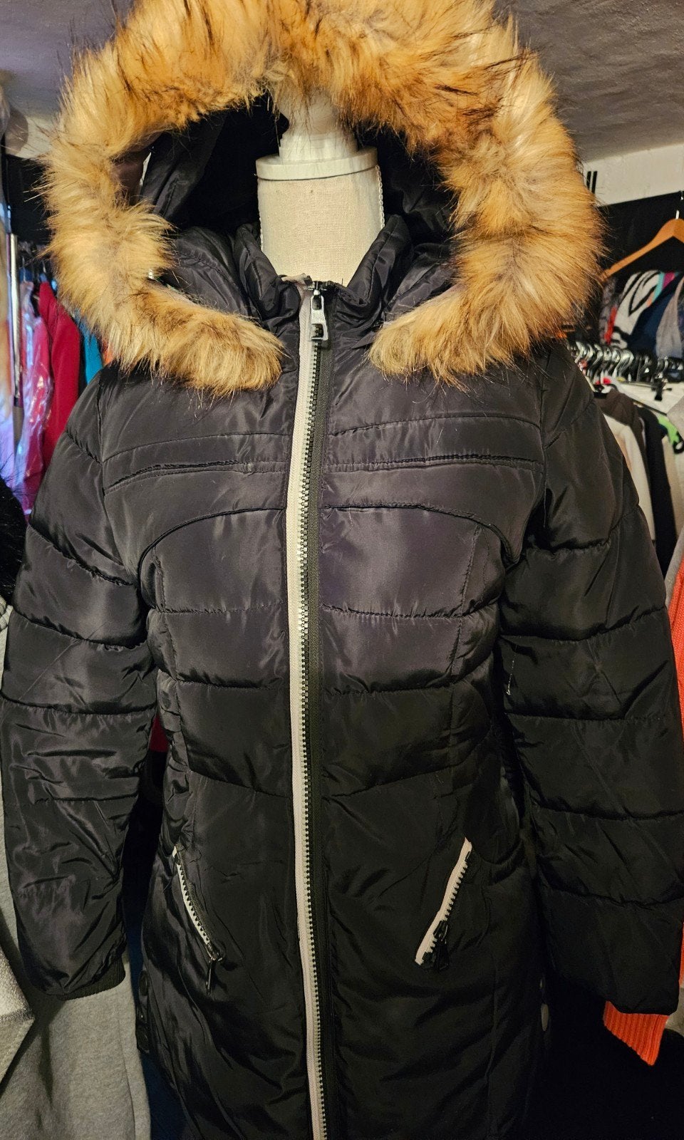 winterjas nieuw, Kleding | Dames, Ophalen of Verzenden, Nieuw, Maat 36 (S), Zwart