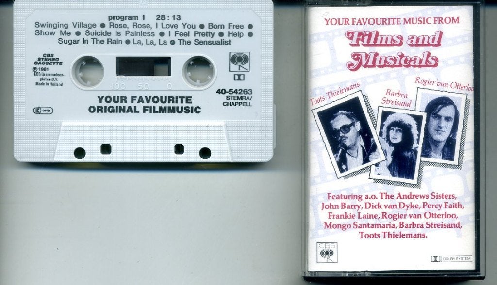 Your Favourite Music From Films And Musicals 19 nrs ZGAN, Filmmuziek en Soundtracks, 1 bandje, Ophalen of Verzenden, Zo goed als nieuw